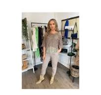 Lottie Crochet Batwing Sweater Olive