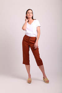 Wide Leg Trousers in Ginger