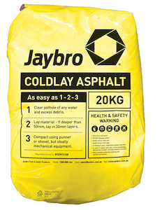 Coldlay Asphalt 20kg Bag Jaybro