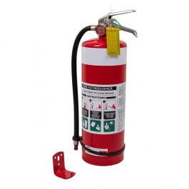 Fire Extinguisher 4.5kg ABE with hose and wall bracket Jaybro New Zealand