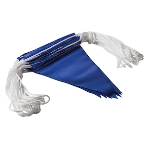 Workplace health and safety: Safety Flagging / Bunting Blue 30M Jaybro