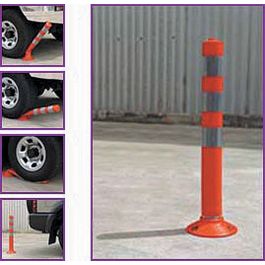 Reboundable Traffic Bollard - 750mm Jaybro New Zealand