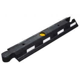 Black flexible traffic separator - Lane separators Jaybro