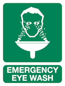 Emergency Sign - Emergency Eye Wash