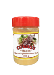 Fb Advertisment: Cosmo's “Macon” Bacon Style Flavoured Salt Retail Shaker 250gm