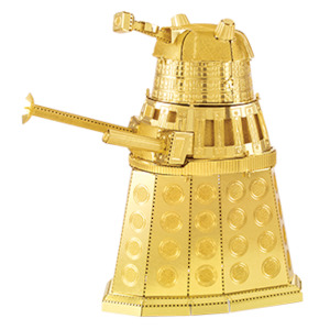 Metal Earth Dr Who Gold Dalek