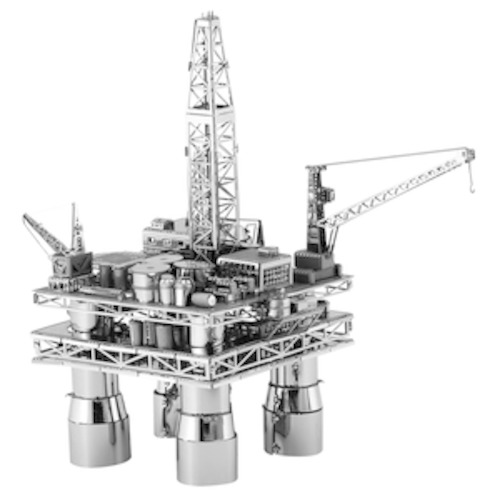 Metal Earth ICONX – Offshore Oil Rig and Tanker Gift Set