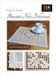 Craft material and supply: Buratto Filet Tablemat