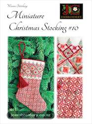 Craft material and supply: Mini Christmas Stocking #10