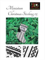 Craft material and supply: Mini Christmas Stocking #5