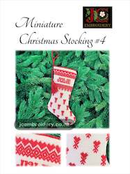 Craft material and supply: Mini Christmas Stocking #4