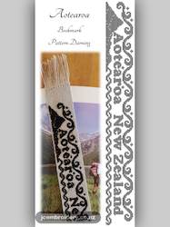 Craft material and supply: Aotearoa Bookmark â Pattern Darning Kit