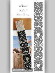 Craft material and supply: Amo Bookmark â Pattern Darning Kit