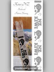 Craft material and supply: Kiwi NZ Bookmark â Pattern Darning Kit