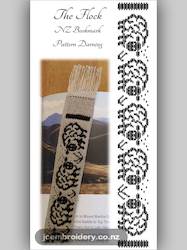 Craft material and supply: The Flock Bookmark â Pattern Darning Kit