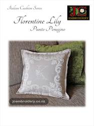 Craft material and supply: The Florentine Lily - Punto Perugino Cushion