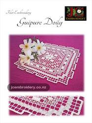 Craft material and supply: Filet Guipure - Square Doily Sampler