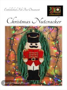 Embellished Felt Ornament - Nutcracker