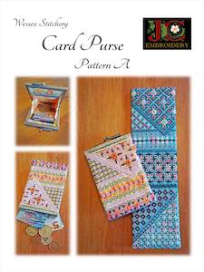 Wessex Stitchery Card Purse Instruction Booklet A, B or C