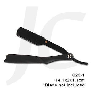 J25 Scissors Razor Blade: Barber Razor Carrier Black S25-1 14.1x2x1.1cm J25SCK