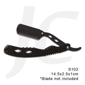 J25 Scissors Razor Blade: Barber Razor Carrier Black S102 14.5x2.5x1cm J25CER