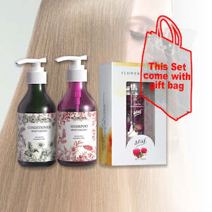 Flower Language Gift Bag Set Shampoo Conditioner Serum 250mlx2+120ml J13CSG*