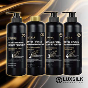 LUXSILK Keratin Botox Infused Whole Set Set 800mlx4 J16SWD*