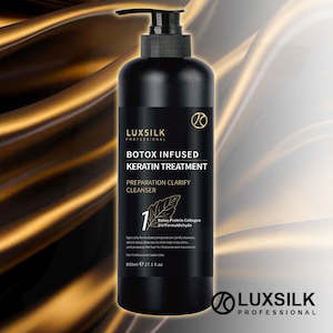 LUXSILK Keratin Botox Infused No.1 Preparation Clarify Cleanser 800ml J16OCP*