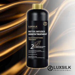 LUXSILK Keratin Botox Infused No.2 Silk Straightening Treatment 800ml J16STD**