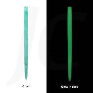 Clip In Synthetic Hair Extension Green Glow In Dark 45cm 1pc J17GNA