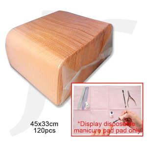 Gloves Mask Cap Disposable: Disposable Manicure Table Paper Pad 45x33cm 120pcs Orange J64ORP