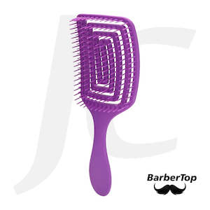 BarberTop Hair Brush NN-22 Purple J23PNS