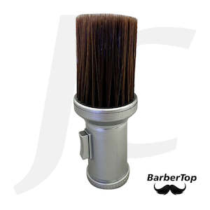 Sprayer Mirror Neck Strip Brush: BarberTop Neck Brush With Powder Dispenser Silver G-05 J24NBS