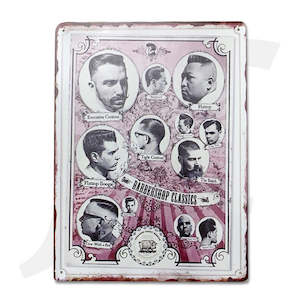 Barbershop Poster Metallic Vintage 3 J36MV3