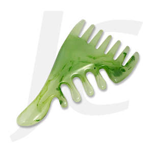 Chinese Cupping Acupuncture: Resin Massage Claw Comb "Monster" Green J53MGC