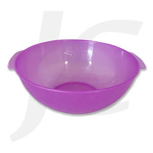 Bowl Spatula Sheet Accessories: Large Plastic Round Bowl With Ears Purple J64LPE