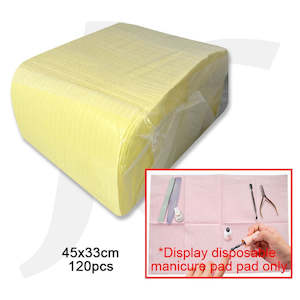 Disposable Manicure Table Paper Pad 45x33cm 120pcs Yellow J64MYL