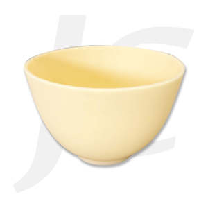 Soft Silicone Facial Bowl 10x7cm Yellow J64FYO