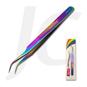 Eyelash Tweezers Accessories: Navina Tweezers Rainbow Color PT-4 J73PT4