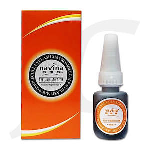 Navina Eyelash Adhesive Lash Extension Glue Orange Box Instant Dry Low Irritation J74OLR