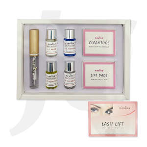 Navina Lash Lift Eyelash Perming Kit Pink 7-in-1 J75PEY