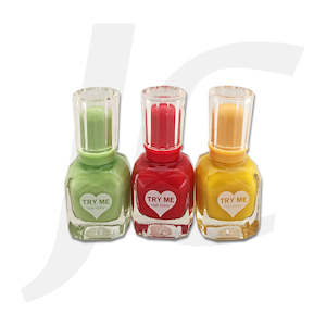 Nail Polish Gel Polish Shellac: TRY ME Water Base Smell-less Long Lasting Nail Polish N522 J81CLL