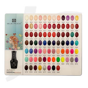 Blue Place Gel Polish Color Chart 80 Colors J81BCC