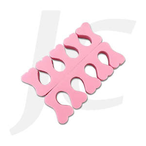 Manicure Basic File Accessories: Foam Finger Separator Pink 2pcs J83FFP