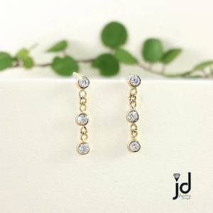 Cascading Diamond Earrings