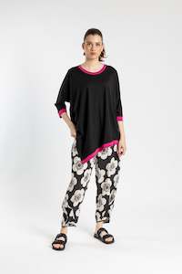 Lean To Top Black & Pink