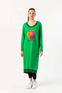 Effect Dress Green