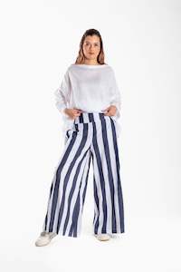 Maddy Pants Blue Stripe