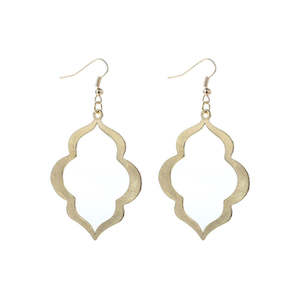 Water Drop Gold Earrings