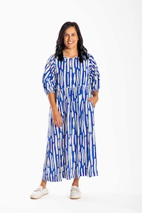 Dresses Deeanne Hobbs: Brie Dress Ocean White